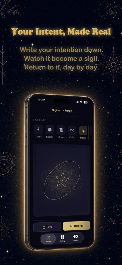 Sigil generation interface